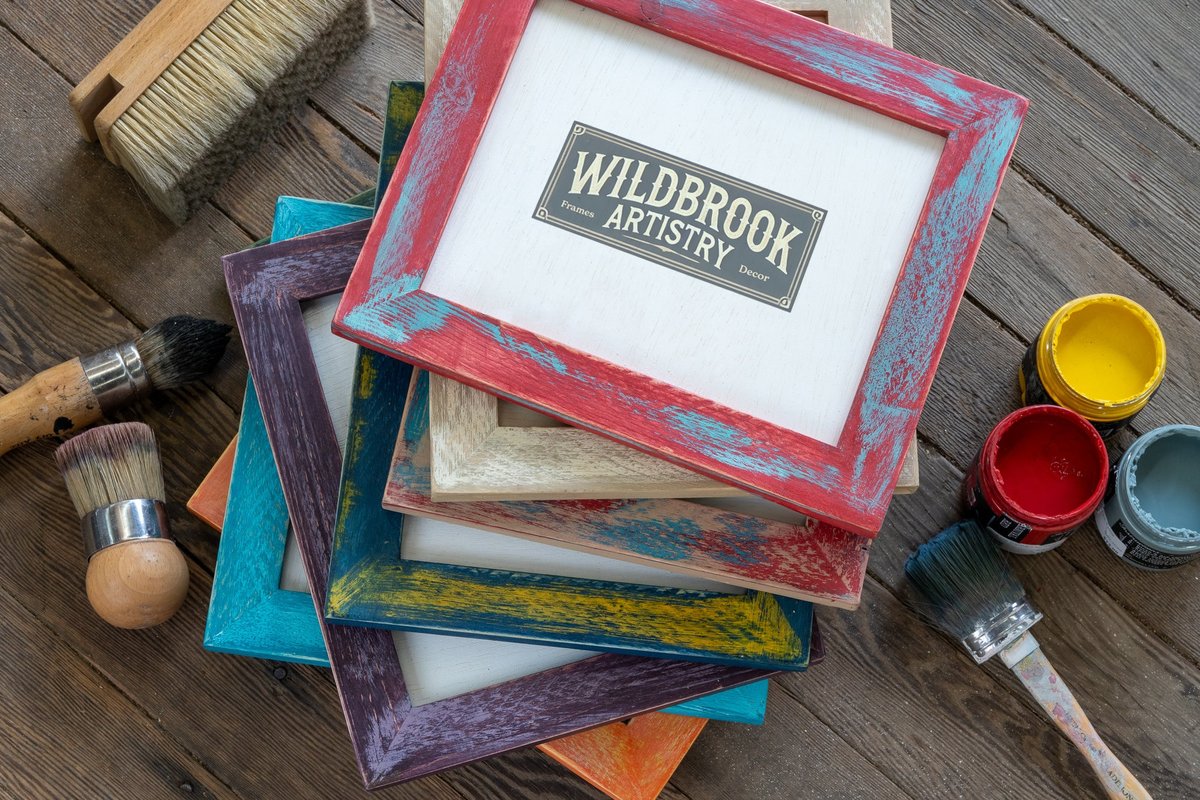 Shabby Chic / Cottage Core Solid Wood Picture Frames